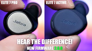 NEW Jabra Elite 7 Pro Elite 7 Active Firmware 200 Adds Multipoint Improves Sound 😲 [upl. by Yendahc]