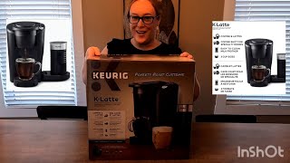 Keurig KLatte Single Serve KCup Pod Coffee Latte and Cappuccino Maker with Milk Frother [upl. by Shimkus]