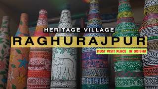 RAGHURAJPUR Heritage Village of ODISHA  PATTACHITRA  Odisha Vlog [upl. by Torres50]