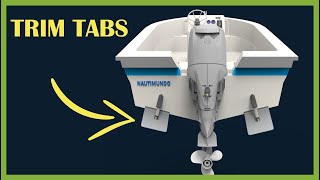 🚤 TRIM TABS 101  How to use trim tabs on a Boat  How do trim tabs work [upl. by Daggna]