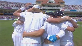 Ashes 2013 highlights  England win at Trent Bridge by 14 runs [upl. by Kissner684]