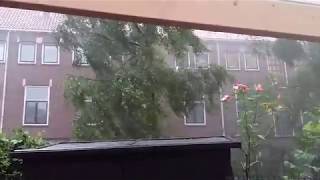 Grens 91 BaarleNassau Noodweer na de extreme hitte 26 juli 2019 [upl. by Ahsimat558]