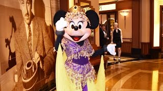 Minnie Mouse Meet amp Greet in Harem Outfit on Disney Fantasy Cruise Disney Cruise Line [upl. by Aikemehs]