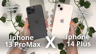 Iphone 13 Pro Max OU Iphone 14 Plus Saiba as principais diferenças [upl. by Harshman]