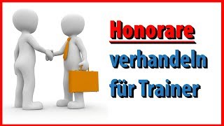 Honorare amp Tagessätze verhandeln für Trainer Berater und Coaches  Dr Florian Pressler [upl. by Norrv]