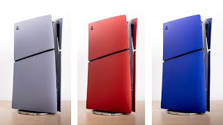 Unboxing All PS5 Slim Console Cover Colors [upl. by Almeda]