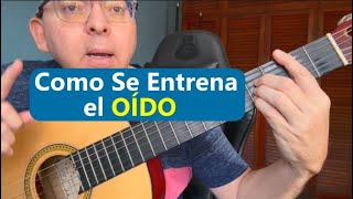 Como Se Entrena el Oido para Reconocer los Acordes en Guitarra [upl. by Nellek]