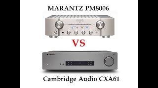 ① Sound Battle MARANTZ PM8006 vs Cambridge Audio CXA61 Vanessa Fernandez  Tripping Out [upl. by Hercules]