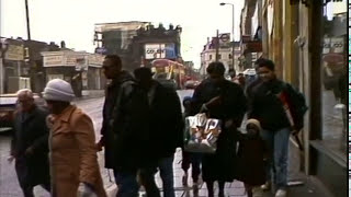 1980s London  Hackney  East London  Driving through Hackney  TNSL030001 [upl. by Aneahs]