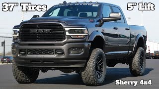 Best Lifted Truck Ever 2022 Ram 2500 Laramie Night Edition  Cummins amp 37quot Tires [upl. by Rolando]