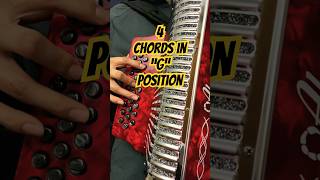 Diatonic Accordion  4 chords  GSol Accordion tutorial accordion acordeón diatonicaccordion [upl. by Thesda]