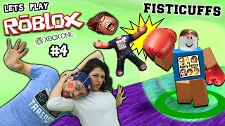 Lets Play ROBLOX 4 FISTICUFFS Momma Will Knock You Out FGTEEV Xbox One Gameplay [upl. by Barton]