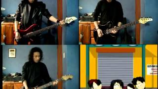 Goth Kids Song  South Park  Guitar and bass cover [upl. by Tewell]