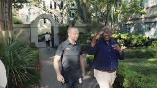 College of Charleston Mens Basketball Coachs Corner [upl. by Odnalref]