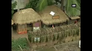 Durga Puja marquee showcases life in IndoBangladesh border enclaves [upl. by Corey]