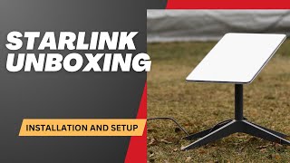 Starlink Unboxing Installation And Setup [upl. by Danila]