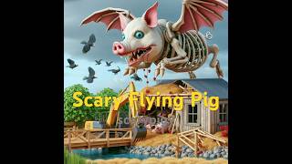 Scary Flying Pig Demolish Small Hut At Blackcurrant farm With excavator monsterpig shorts 994 [upl. by Nayek]