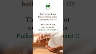 Pizhichil Kottakkal Ayurveda Therapy  Best for Arthritis Hypertension Paralysis  Ajman Dubai [upl. by Alie]