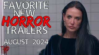 Upcoming Horror Movies  August 2024  Favorite New Horror Trailers [upl. by Ivetts]