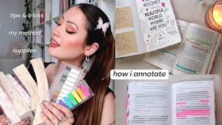 how i annotate my books 📖 my full annotating process [upl. by Bride]