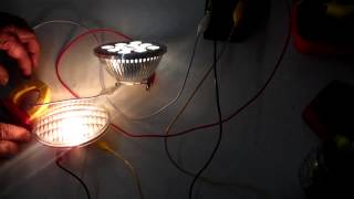 PAR 12 Watt LED vs 36 Watt Halogen [upl. by Neelrac]