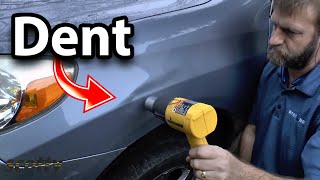 How to Remove Car Dent Without Having to Repaint  DIY [upl. by Antin]