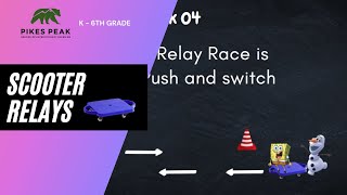 Scooter Relays for Elementary Physical Education [upl. by Nnaacissej]