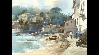 Watercolor Landscape Paintings  Artist Chien Chung Wei Taiwan  Slide Show Part 2 [upl. by Mian276]