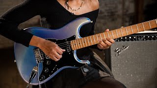 Fender 70th Anniversary American Ultra Stratocaster Amethyst  Demo and Overview with Taylor Gamble [upl. by Adriel444]