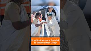 Watch moments from President Murmu’s first visit to Siachen Base Camp in Ladakh [upl. by Maureene]