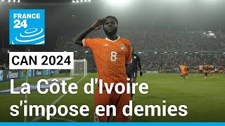 CAN 2024  la Côte dIvoire renverse le Mali in extremis et simpose en demifinale • FRANCE 24 [upl. by Bria932]