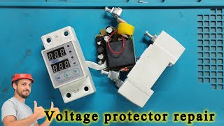 Adjustable over and under voltage protection device repair  TOMZN voltage protector repair [upl. by Anyt]