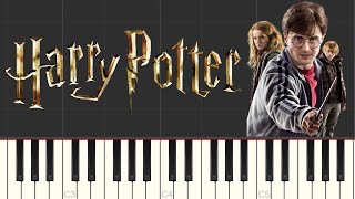 How to Play the Harry Potter Theme Song on Piano  Easy Piano Tutorial [upl. by Dorkas]