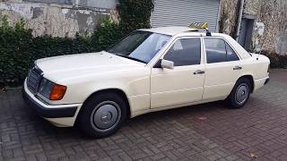 1990 MercedesBenz W124 300D Taxi International [upl. by Bocock817]