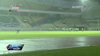 Jelang Laga VS Suriah Timnas Latihan Meski Hujan Deras [upl. by Thaddus67]