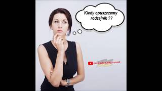 Rodzajnik zerowy czyli opuszczanie rodzajnika [upl. by Ginsberg]