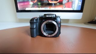 Sony Alpha A100  Revisión en profundidad [upl. by Aklim]