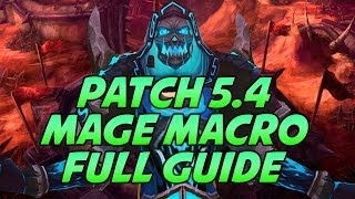 54 Full InDepth Mage PvP Macro Guide by Cartoonz  World of Warcraft Mists of Pandaria [upl. by Aceissej]