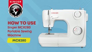 1 How to use Singer 8280 Portable Sewing Machine [upl. by Argyle]