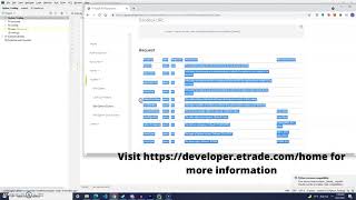 Algorithmic Trading Software Series Trading Options using Etrade Developer API Video 1 [upl. by Fernanda]