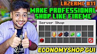 FireMC Like Shop Setup With The Help Of EconomyShopGUI Plugin 😍 [upl. by Al]