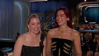 Dua Lipa amp Elizabeth Banks Present Best Television Female Actor – Drama Series I 81st Golden Globes [upl. by Jeffrey]