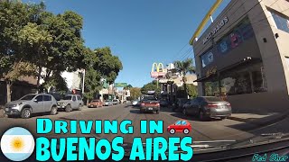 Driving in Buenos Aires from Adrogué to Monte Grande [upl. by Akimak]