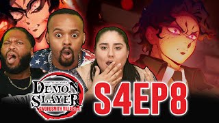 Hashira Vs Muzan  Demon Slayer Season 4 Episode 8 Reaction [upl. by Aisek]