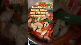 Chicken Fajitas 2nd Part dinner mexicanfood comidamexicana chickenfajita [upl. by Ardeha390]