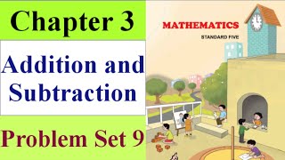 addition and subtraction 5th class problem Set 9 [upl. by Retha172]