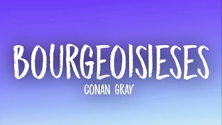 Conan Gray  Bourgeoisieses Lyrics [upl. by Hsima290]