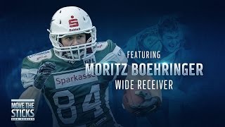 The German Randy Moss Meet WR Prospect Moritz Boehringer  Move the Sticks 360 series  NFL [upl. by Derag876]