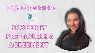 Como escribir el Property Pretouring Agreement Florida [upl. by Lavinie270]