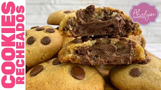 A RECEITA DE COOKIES QUE MINHA FAMÍLIA AMA  Super recheado e impossível de resistir Venda muito [upl. by Rod]